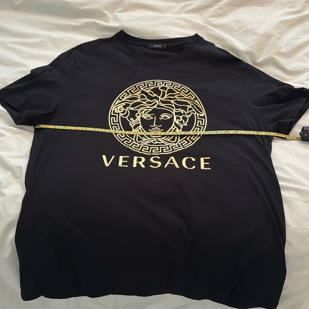 Black Versace T-shirt 6XL. More like XL
